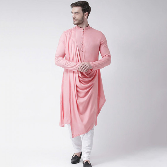 https://designerszone.in/products/men-pink-solid-straight-kurta-with-attached-drape