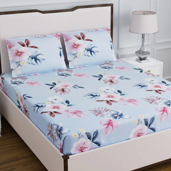 https://designerszone.in/products/blue-pink-floral-glazed-cotton-220-tc-king-bedsheet-with-2-pillow-covers