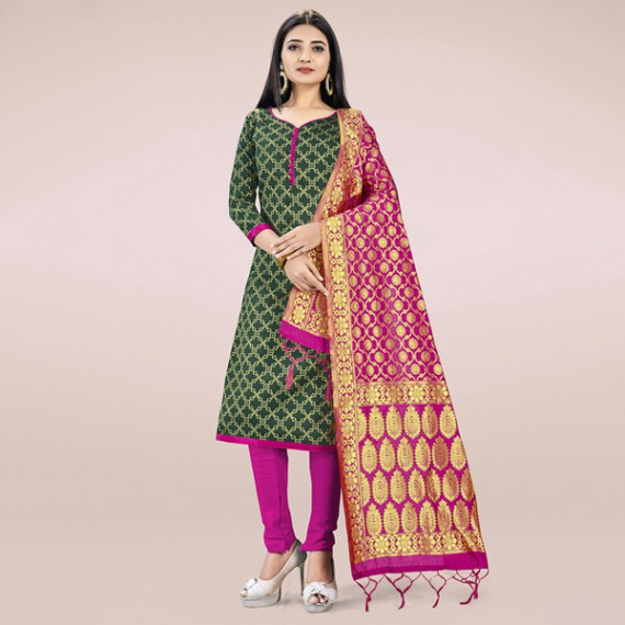 https://designerszone.in/vi/products/green-pink-unstitched-dress-material