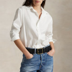 Women White Oversize Fit Cotton Shirt
