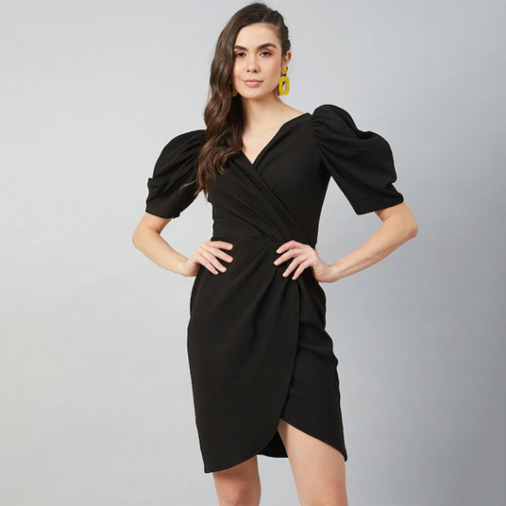 https://designerszone.in/vi/products/black-tulip-wrap-dress-with-volume-sleeves