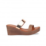 Women Brown Solid Wedges