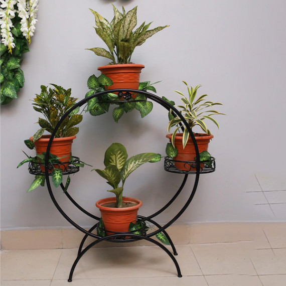 https://designerszone.in/products/set-of-4-black-solid-metal-planters-with-round-shaped-stand