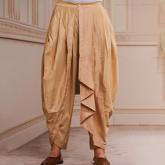 https://designerszone.in/products/men-beige-solid-draped-dhoti-pants