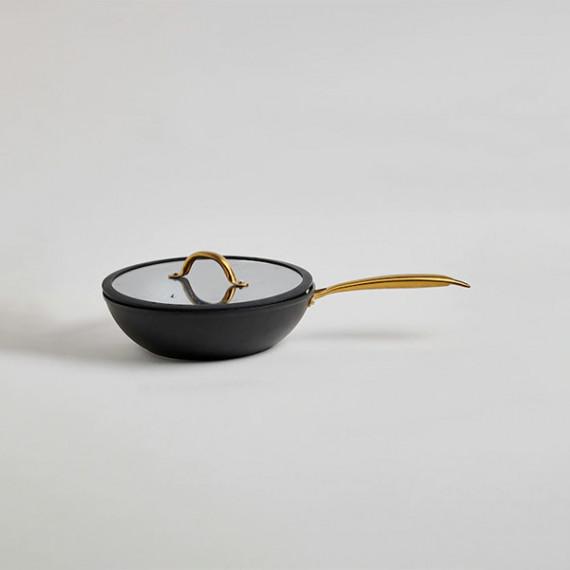 https://designerszone.in/products/signature-series-black-gold-toned-aluminum-frying-wok-with-glass-lid