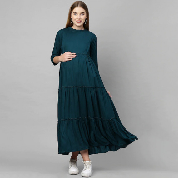 https://designerszone.in/vi/products/teal-green-maternity-maxi-nursing-dress